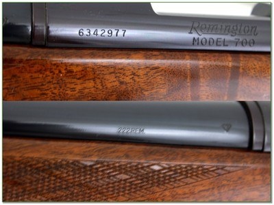 Remington Model 700 C Grade 222 Rem Custom Shop 24” Rifle Excellent - Image 4 of 4