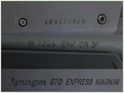 Remington 870 Express Magnum 12 Ga 20” w Magpul Furniture - Image 4 of 4