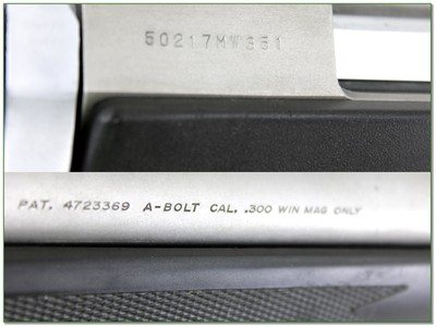 Browning A Bolt II 300 Win Mag Stainless Stalker 26” Rifle - Image 4 of 4