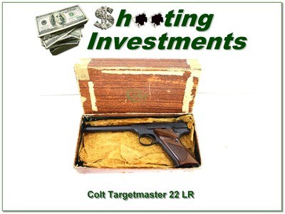 Colt Targetsman 1959 made 22 LR collector unfired in box! - Image 1 of 4