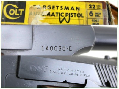 Colt Targetsman 1959 made 22 LR collector unfired in box! - Image 4 of 4