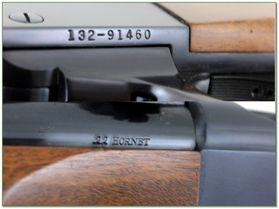 Ruger No. 1 22 Hornet Red Pad 26” Rifle w Rings 1990 Excellent Wood - Image 4 of 4