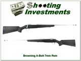 Browning A Bolt II Stainless Stalker 7mm Rem 26” w BOSS Excellent - Image 1 of 4