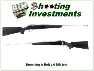 Browning A Bolt II LH 300 Win Mag Stainless Stalker 26” w BOSS Excellent - Image 1 of 4