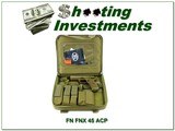 FN FNX-45 Tactical 45 ACP FDE 6” Threaded Pistol LNIC with Extras - Image 1 of 4