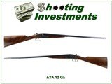 AYA No. 2 Sidelock 12 Ga SXS Engraved Case Color 29” M / F Excellent - Image 1 of 4
