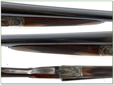Webley & Scott Sidelock 12 Ga SXS Engraved Case Color 28” IC / M Excellent - Image 3 of 4
