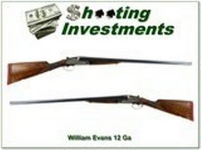 William Evans SXS 12 Ga Engraved 28” IC / M Shotgun - Image 1 of 4