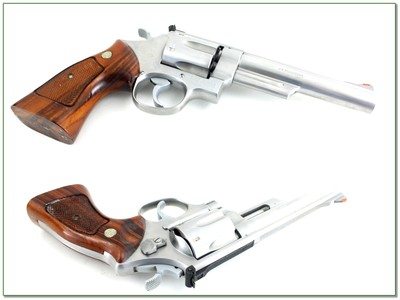 Smith & Wesson Model 629 No Dash 44 Mag 6” Stainless Revolver LNIC - Image 3 of 4