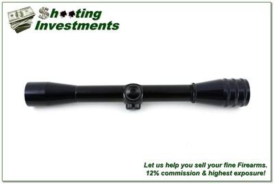 Vintage Redfield 4X 3/4in Rifle Rimfire Scope w Duplex Reticle Excellent - Image 4 of 5