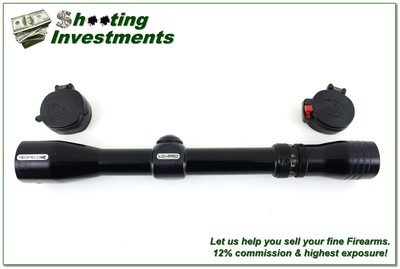 Vintage Redfield Lo-Pro Widefield 3-9x Gloss Rifle Scope w Duplex Reticle and Covers - Image 1 of 4