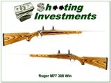 Ruger M77 Mark II 308 Win Stainless Laminate 22” Rifle w Rings 1999 - Image 1 of 4