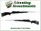 Weatherby Mark V Accumark 30-378 Wby Mag 28” Rifle w Accubrake - Image 1 of 4