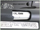 Rock Island Armory M1911 A1 Ultra MS 10mm Tact II 4” Pistol LNIB - Image 4 of 4