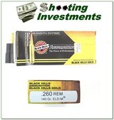 Black Hills Gold 260 Remington Rem 140 Gr EDL-M - Image 1 of 1