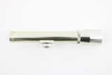 Nikon 2x20 Japan Stainless Chrome Silver Scout Handgun Scope w Covers and Duplex Reticle Rare - Image 4 of 4