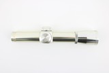 Nikon 2x20 Japan Stainless Chrome Silver Scout Handgun Scope w Covers and Duplex Reticle Rare - Image 2 of 4