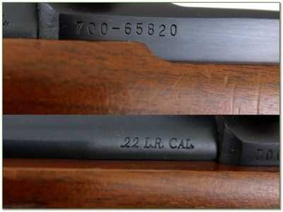 Ruger Model 77/22 22 LR 20” Rifle 1989 w Rings - Image 4 of 4