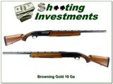 Browning Invector Gold 10 Ga 3.5” 28” Wood Semi Auto Shotgun - Image 1 of 4