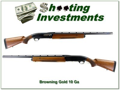 Browning Invector Gold 10 Ga 3.5” 28” Wood Semi Auto Shotgun - Image 1 of 4