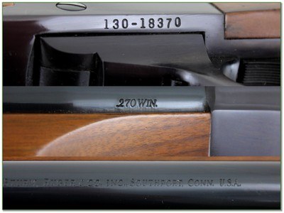 Ruger No. 1 B 270 Win Pre Warning 26” Rifle w Rings 1976 Excellent - Image 4 of 4