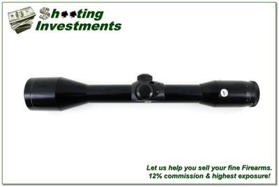 Vintage Nickel Supra 6x43mm L52 E/D German Gloss Rifle Scope w Covers and Fine Reticle - Image 2 of 4