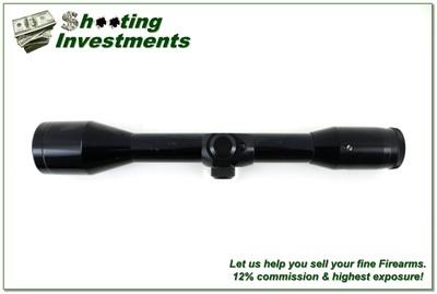 Vintage Nickel Supra 6x43mm L52 E/D German Gloss Rifle Scope w Covers and Fine Reticle - Image 3 of 4