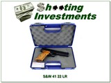 Smith & Wesson S&W Model 41 22 LR 5.5” Target Pistol 1978 w Case Like New - Image 1 of 4