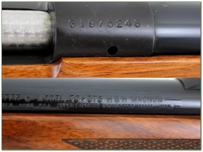 Winchester Model 70 375 H&H Super Express 24” Rifle 1989 Excellent - Image 4 of 4