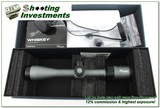 Sig Sauer Whiskey 3 4-12x40mm Graphite Rifle Scope w Illuminated Quadplex Reticle - Image 1 of 5