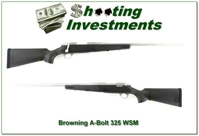 Browning A Bolt II 325 WSM Stainless Stalker 23” Rifle Near New - Image 1 of 4