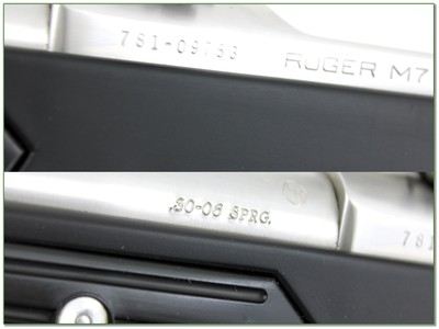 Ruger M77 Mark II 30-06 Skeleton Stainless Zytel 22” w Rings 1992 - Image 4 of 4