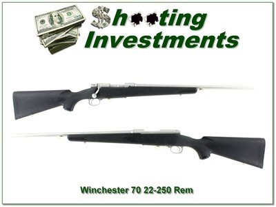 Winchester Model 70 SA 22-250 Rem Classic Stainless New Haven Excellent - Image 1 of 4