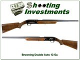 Browning Double Auto Twelvette 12 Ga Belgium 26” IC Early - Image 1 of 4