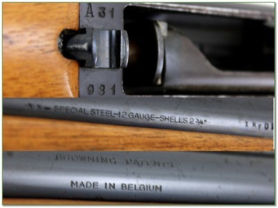 Browning Double Auto Twelvette 12 Ga Belgium 26” IC Early - Image 4 of 4
