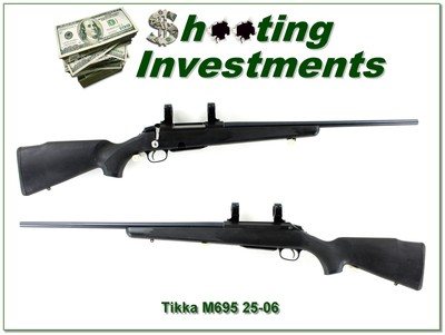 Tikka M695 25-06 Synthetic 22” Rifle w 30mm Rings - Image 1 of 4