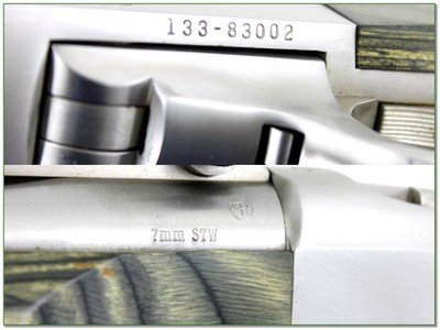 Ruger No. 1 7mm STW Stainless Laminate 26” Rifle 2001 w Rings Excellent - Image 4 of 4