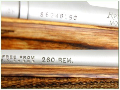 Remington 700 LSS 260 Rem 22” Laminate Stainless Rifle Rare Excellent - Image 4 of 4