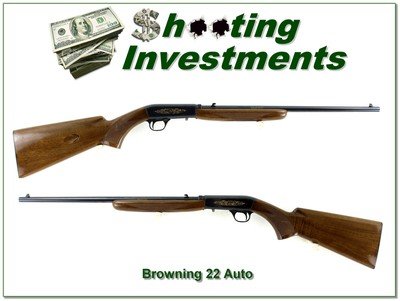 Browning ATD SA 22 LR Belgium 19” Rifle 1972 Excellent - Image 1 of 4