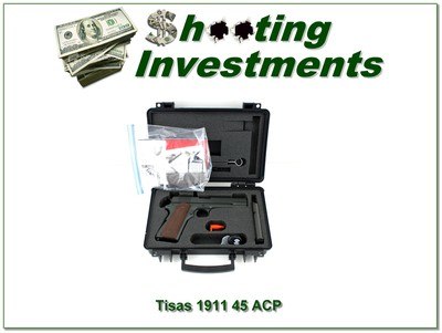 Tisas 1911 45 ACP 1911A1 US Army 5” Pistol LNIB w 2 Mags and Grips - Image 1 of 4
