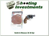 Smith & Wesson Model 36 No Dash 38 Spl S&W 2” Revolver w Holster - Image 1 of 4