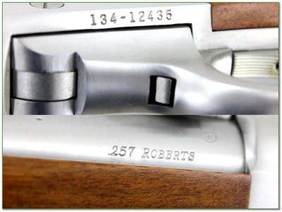 Ruger No. 1 A Light Sporter 257 Roberts Stainless 22” Rifle w Rings 2005 Excellent - Image 4 of 4