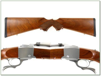 Ruger No. 1 A Light Sporter 257 Roberts Stainless 22” Rifle w Rings 2005 Excellent - Image 2 of 4