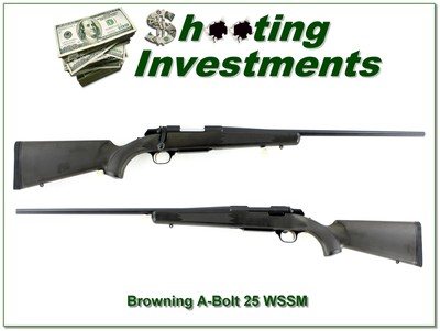 Browning A Bolt II Stalker 25 WSSM 22” Rifle Rare - Image 1 of 4