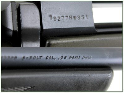Browning A Bolt II Stalker 25 WSSM 22” Rifle Rare - Image 4 of 4