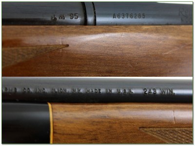 Remington Model 700 Custom Deluxe BDL 243 Win 22” Rifle 1988 - Image 4 of 4