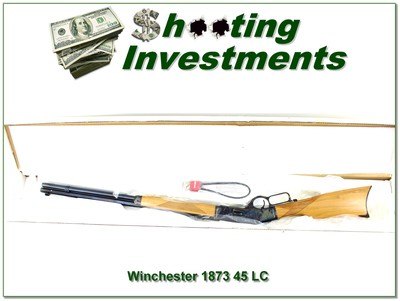 Winchester 1873 73 Deluxe Maple 45 Colt Case Color 1 of 400 24” Octagonal NIB