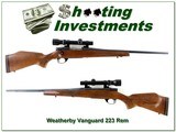 Weatherby Vanguard 223 Rem 20” Rifle w Redfield 1-4x Scope - Image 1 of 4