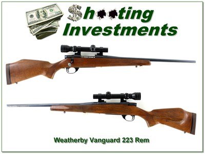 Weatherby Vanguard 223 Rem 20” Rifle w Redfield 1-4x Scope - Image 1 of 4