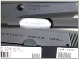 Springfield SA-35 High Power 9mm 5” Blued Pistol w 2 Mags LNIB - Image 4 of 4